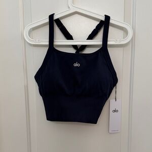 ALO Yoga Women's Navy Sports Bra